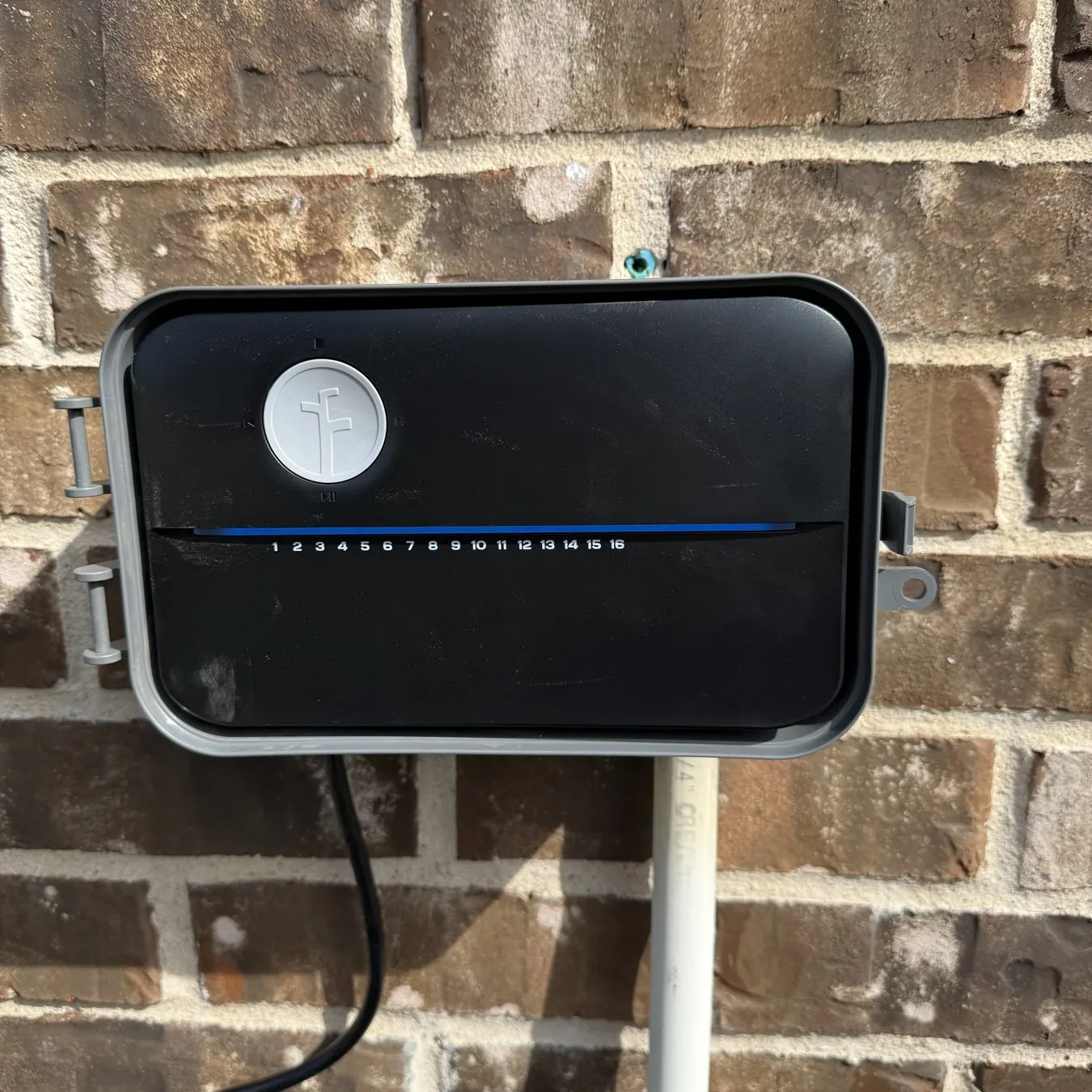 Smart sprinkler controller installation in Celina